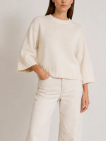 Archer Cashmere Scottie Cotton Wide Sleeve Tee_F2008