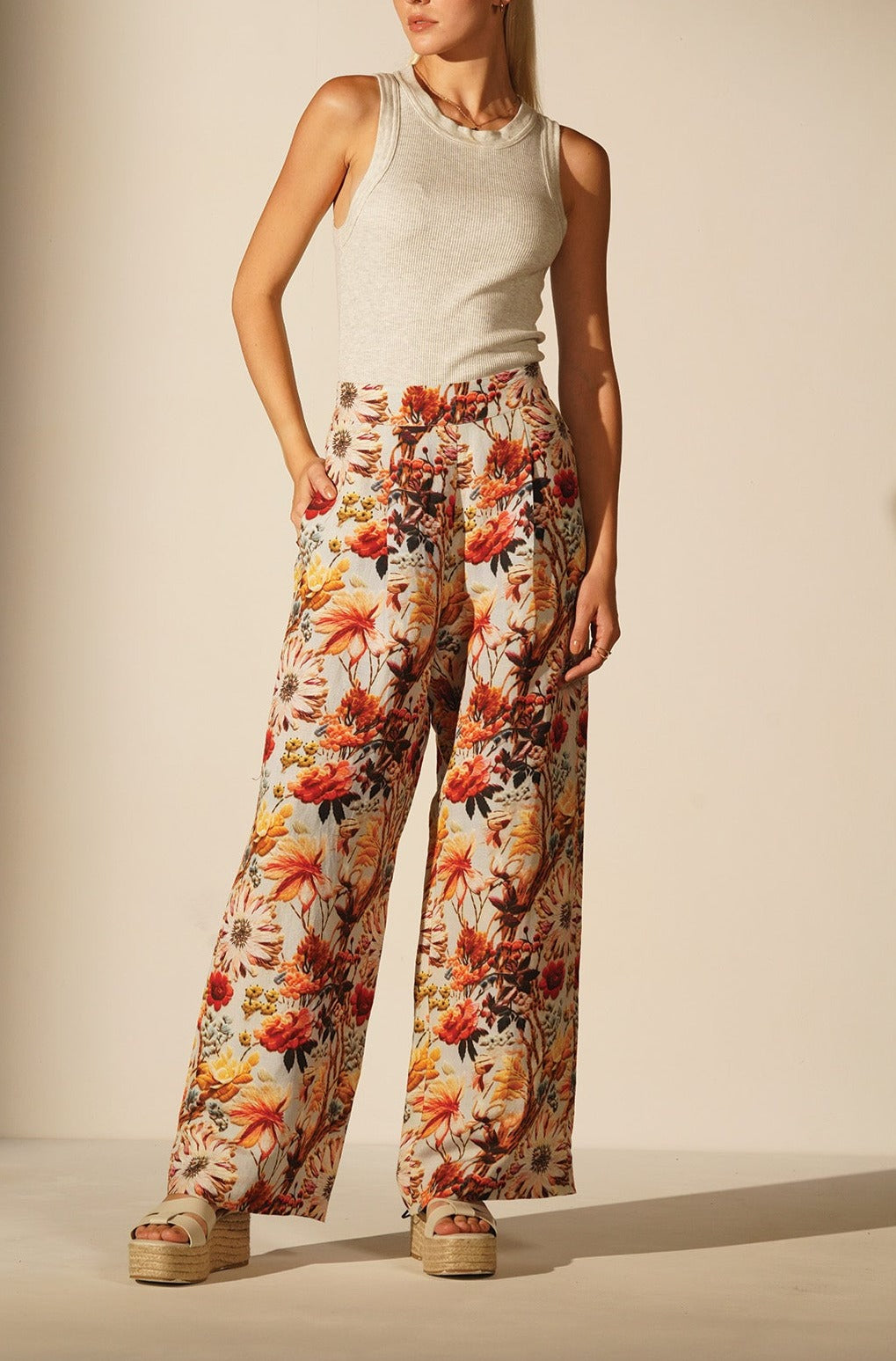 Ranna Gill Lena Wide Leg Pant