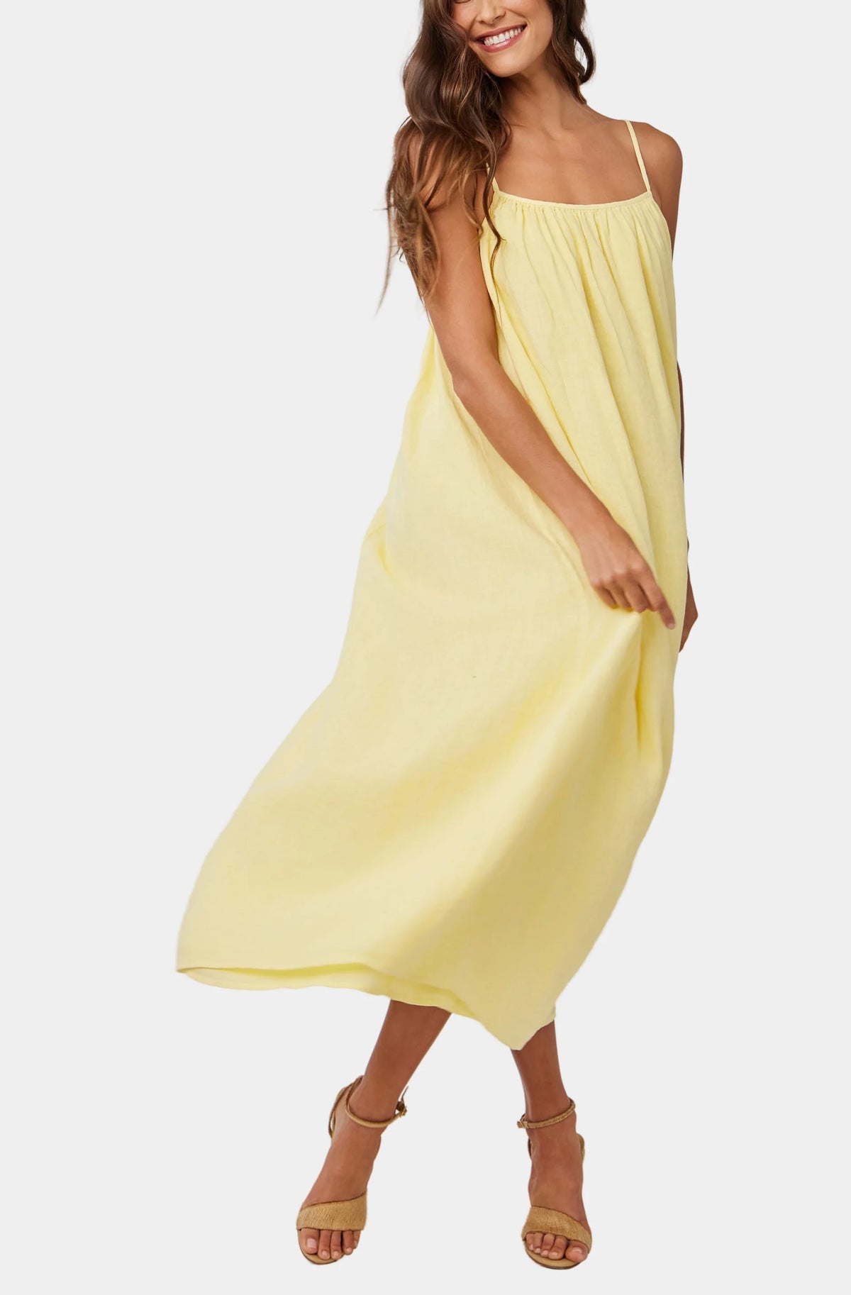 Bella Dahl Shirred Cami Maxi Dress