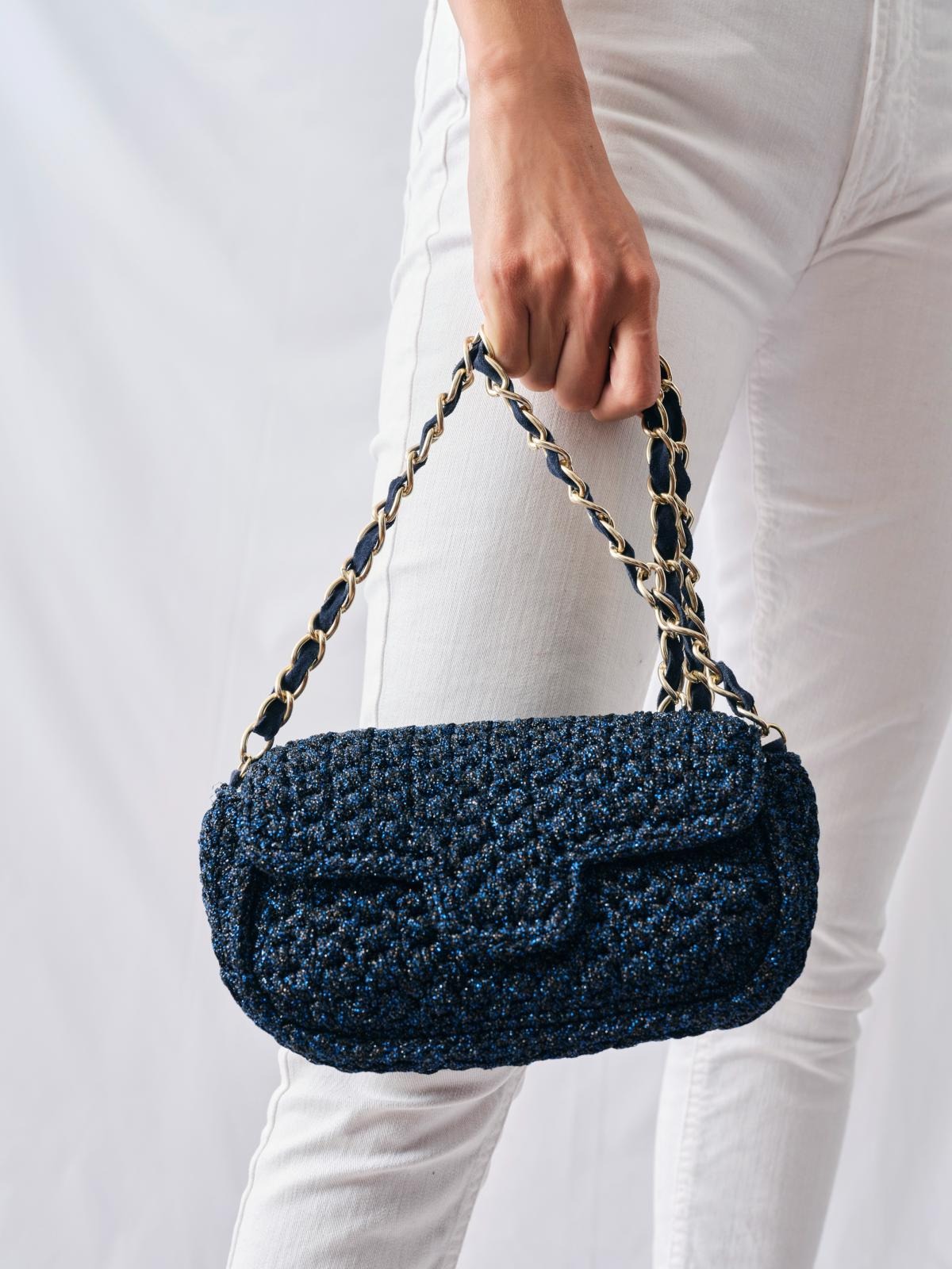 Maison Lurex Fenice Shoulder Bag
