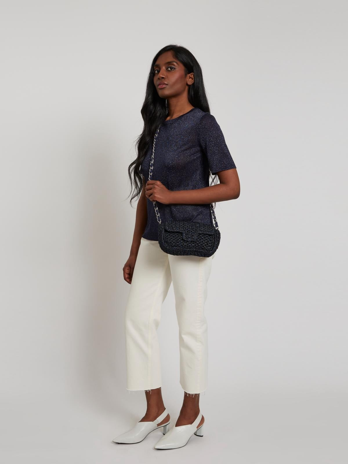 Maison Lurex Fenice Shoulder Bag
