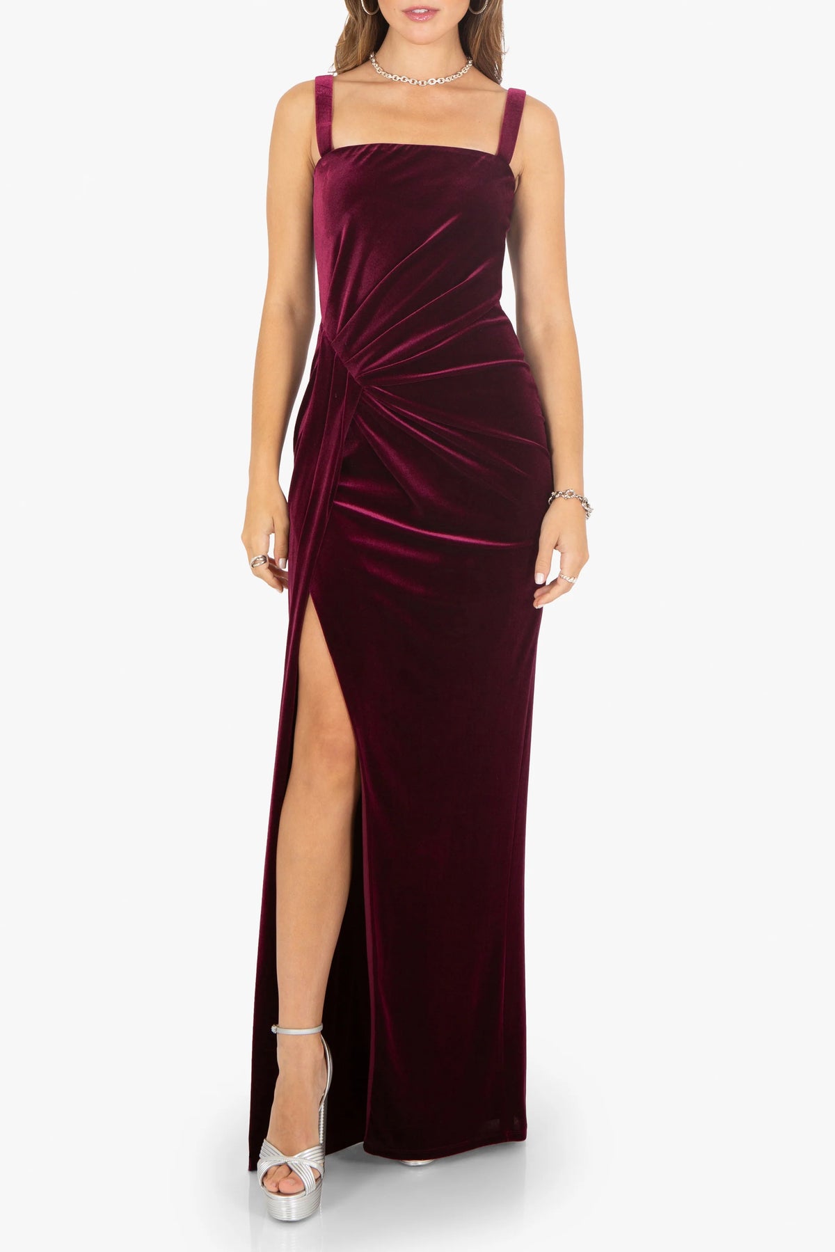 Black Halo Ts Domino Gown