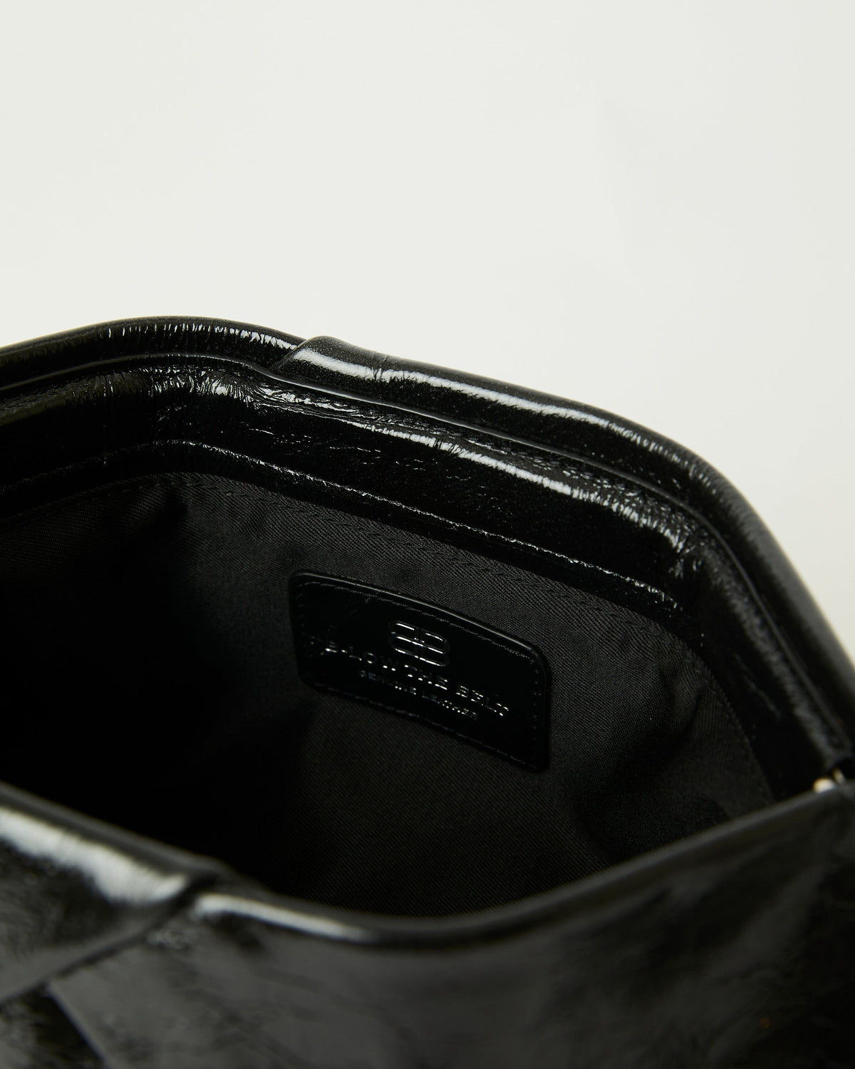 B-Low The Belt Jino Distressed Patent Clutch
