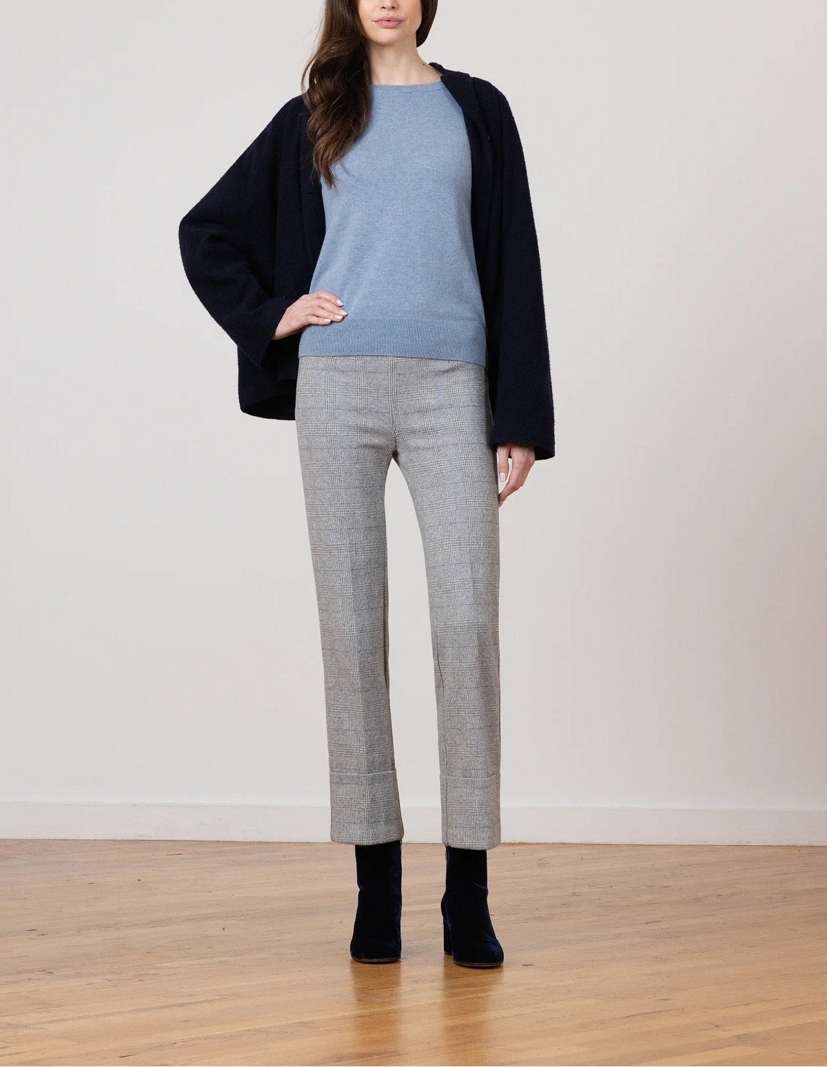 Avenue Montaigne Bonnie Plaid Pant