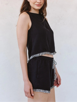 Bella Dahl Sleeveless Fray Trim Tank_B2178-795-302