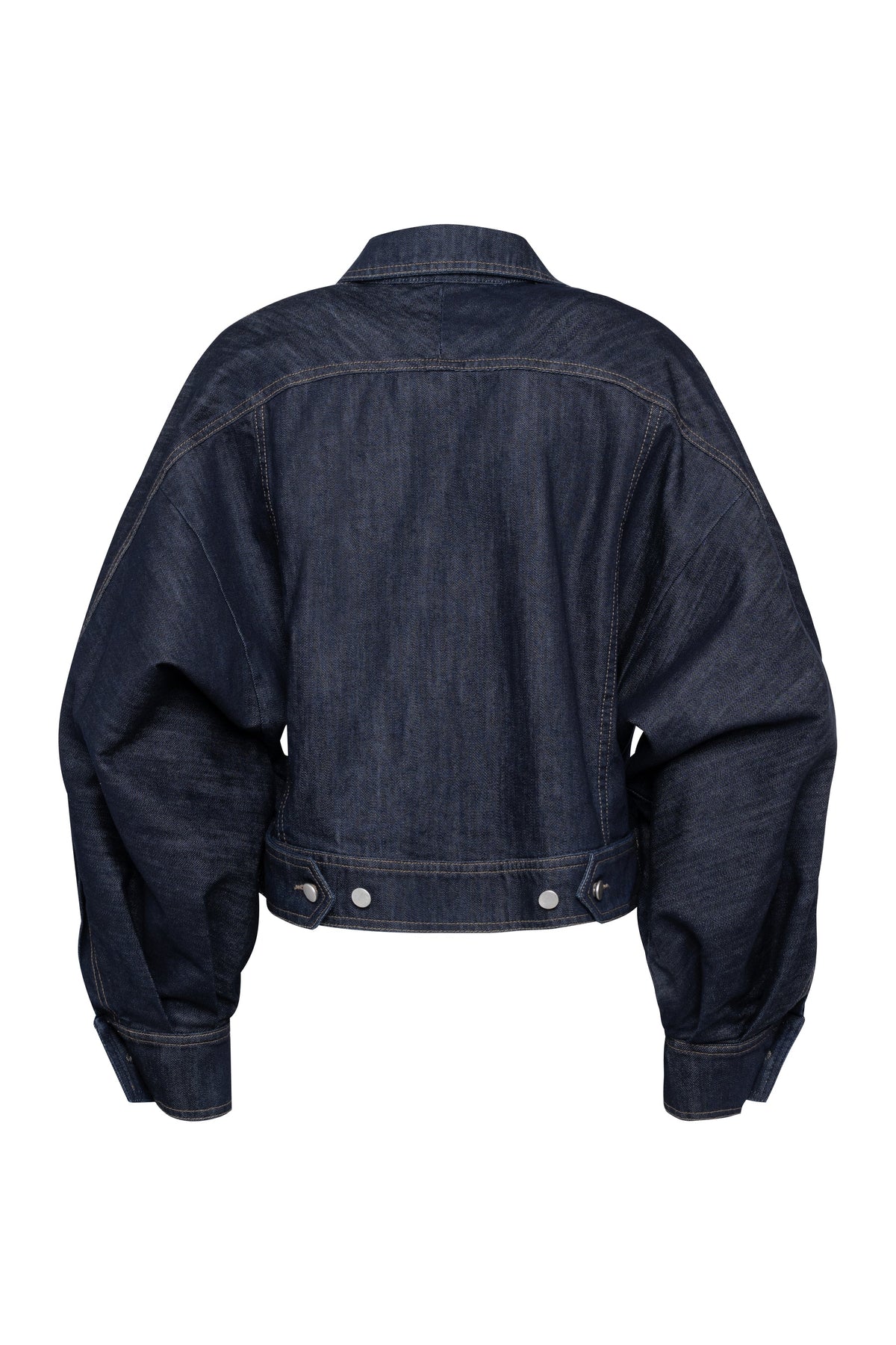 Tela Bianca Cropped Denim Shirt Jacket