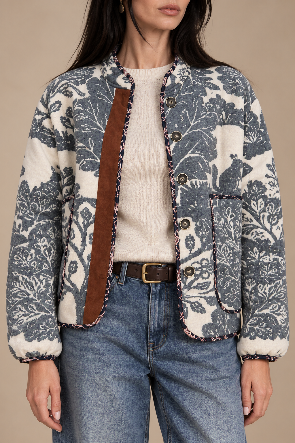 Aldo Martins Floral Jacquard Jacket