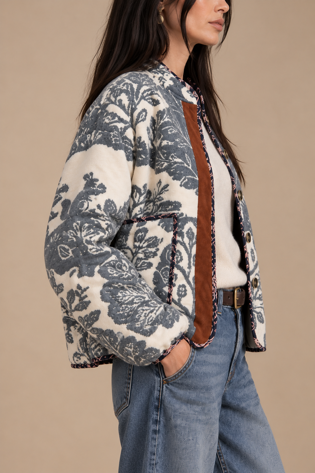 Aldo Martins Floral Jacquard Jacket