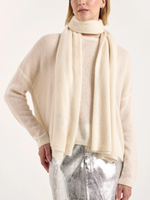 Brodie Estelle Cashmere Blend Sparkle Skinny Scarf_1025-B-083