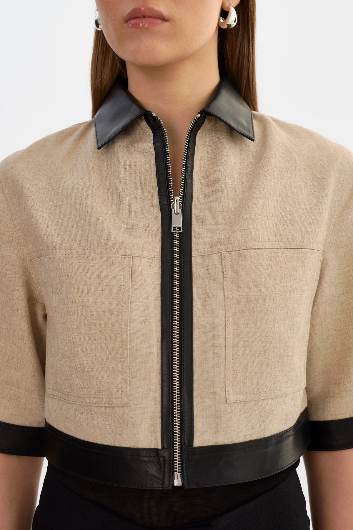 Lamarque TS Caprice Short Sleeve Linen Jacket