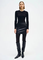Enza Costa Cashmere Cotton Pointelle L/S Crew
