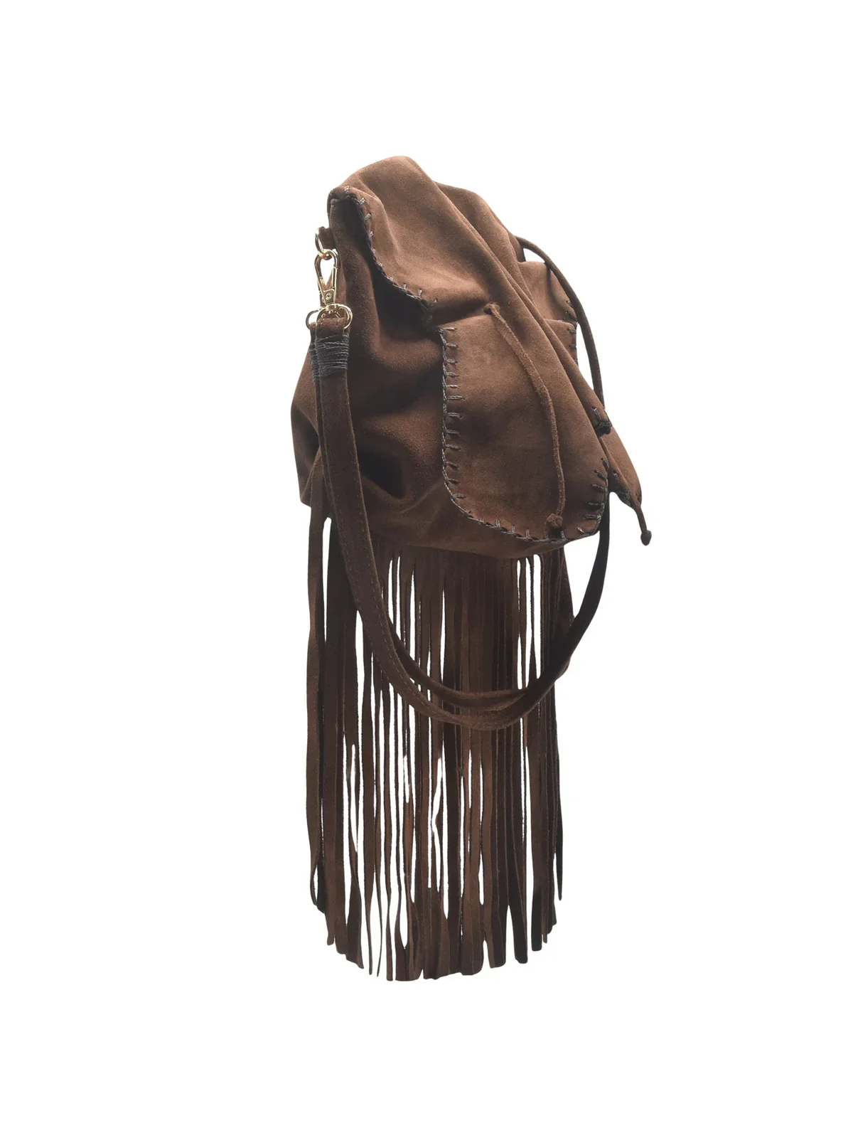 Carlos Falchi Medium Fringed Butterfly Bag