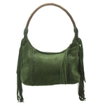 Carlos Falchi Fringed Hobo Bag