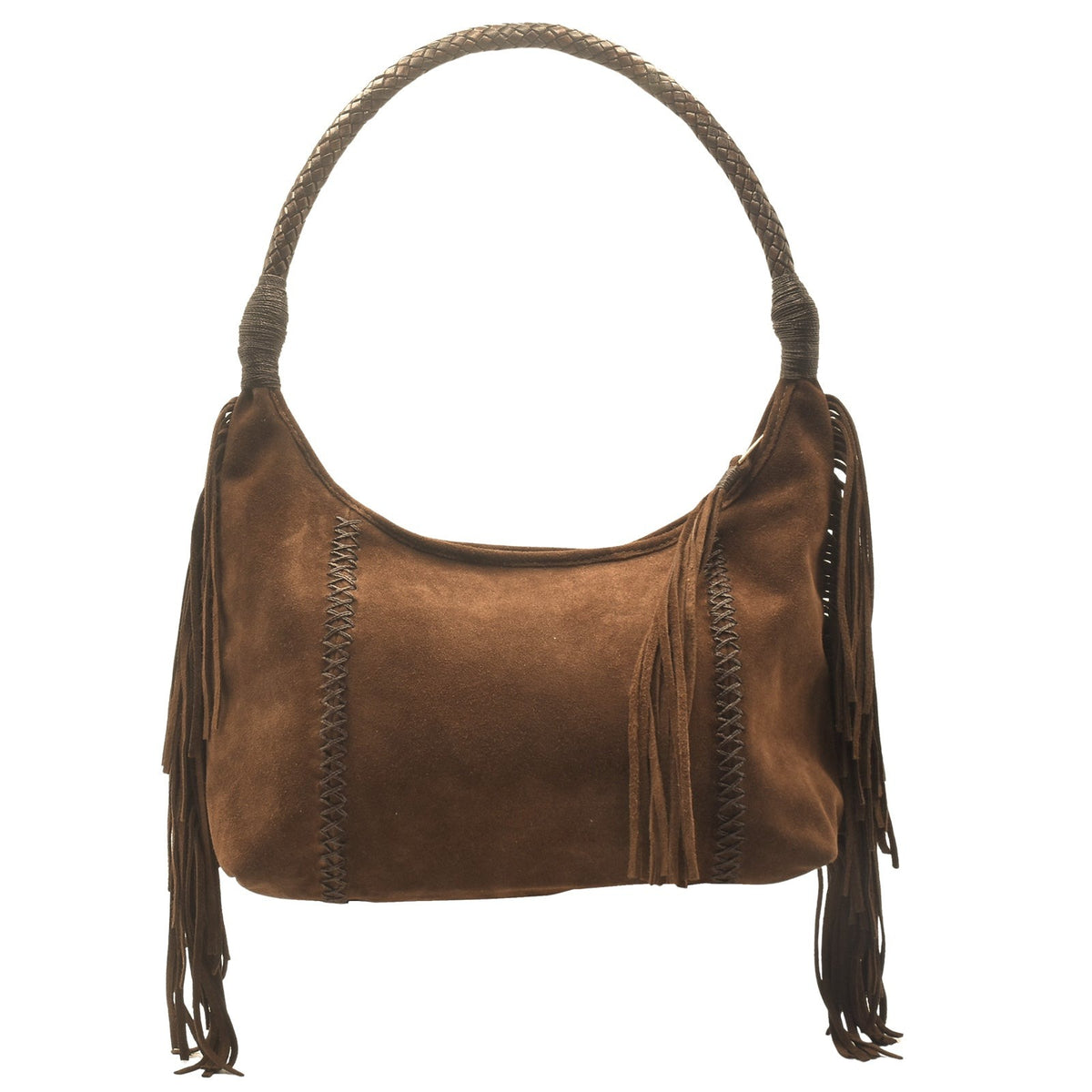 Carlos Falchi Fringed Hobo Bag