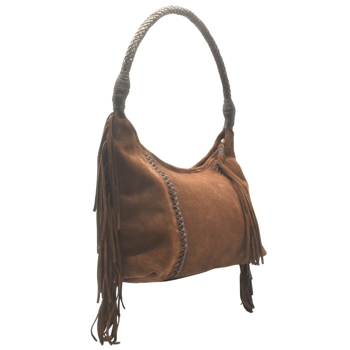 Carlos Falchi Fringed Hobo Bag