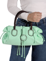 Carlos Falchi Mini Barrel Leather Bag_CF626-PH