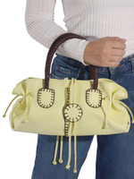 Carlos Falchi Mini Barrel Leather Bag_CF626-PH