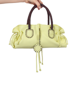 Carlos Falchi Mini Barrel Leather Bag_CF626-PH