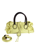Carlos Falchi Mini Barrel Leather Bag_CF626-PH