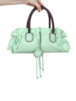 Carlos Falchi Mini Barrel Leather Bag_CF626-PH