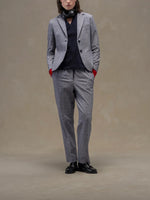 Circolo Herringbone Slim Fit Jacket