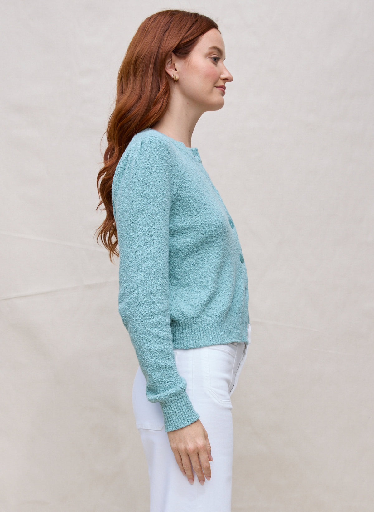 Margaret O'leary Colette Crew Neck Cardigan