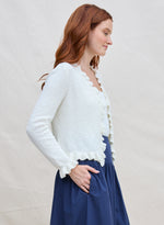 Margaret O'leary Ruffle Cardigan