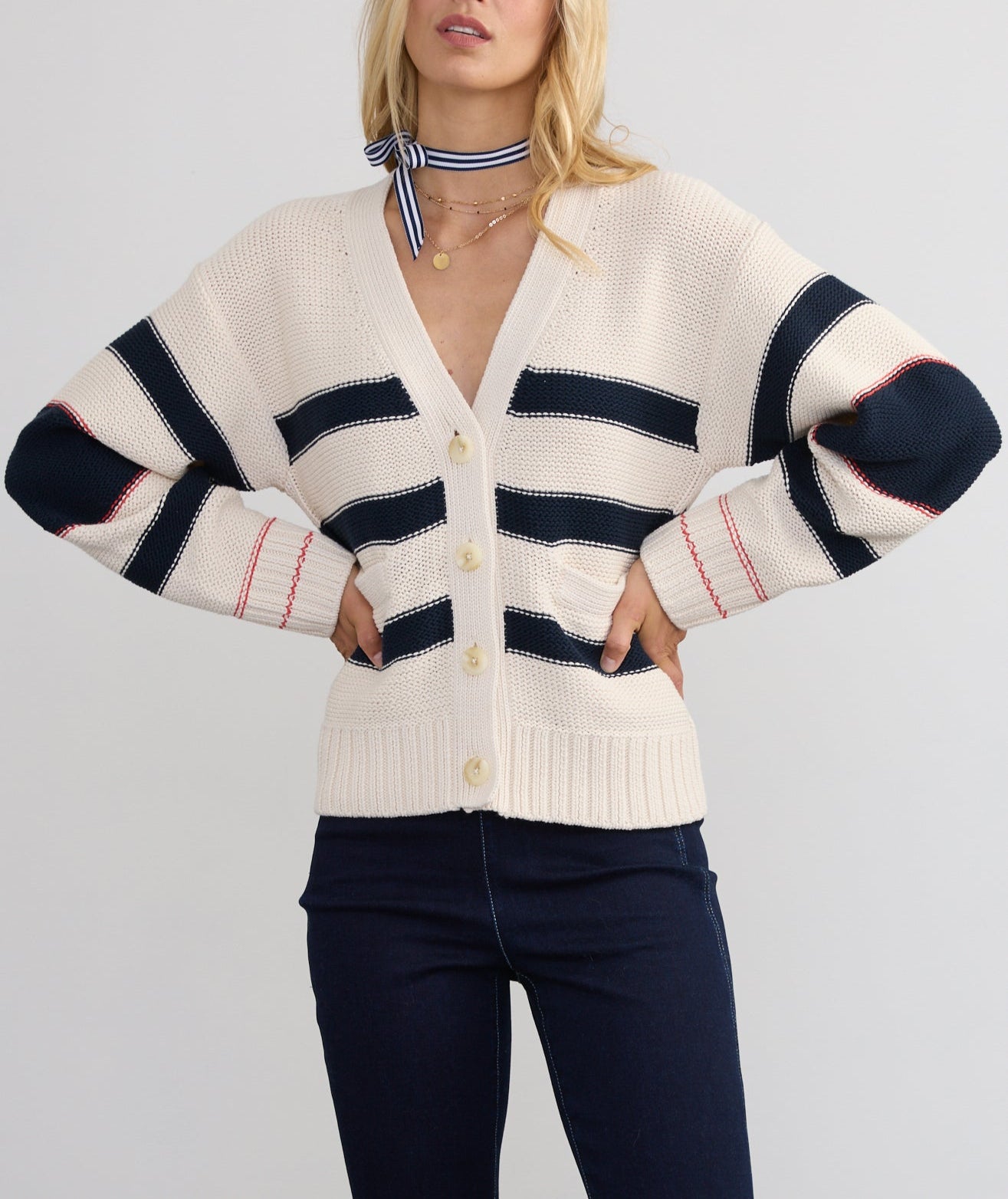 Margaret O'Leary Barrel Sleeve Cardi