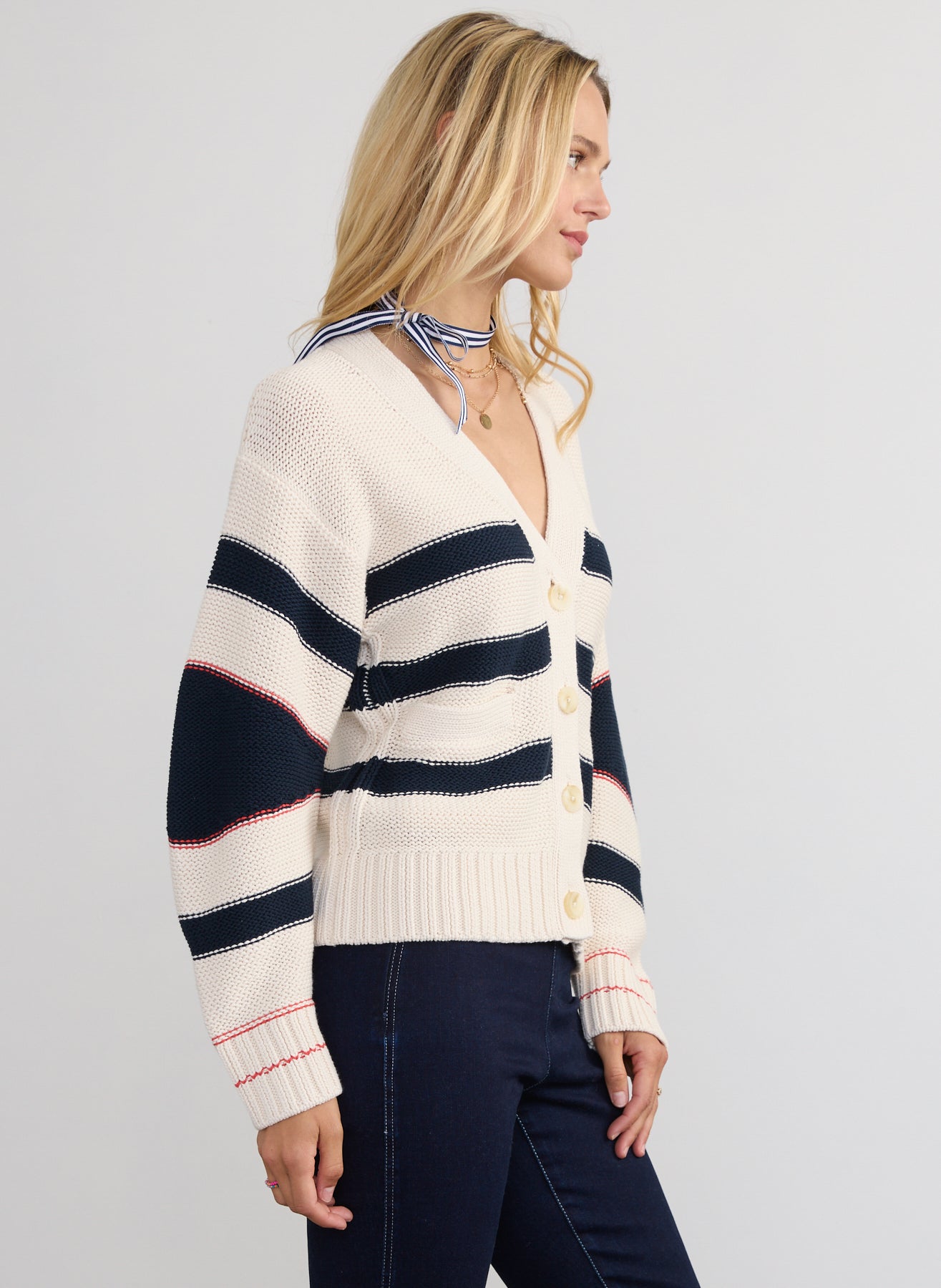 Margaret O'Leary Barrel Sleeve Cardi