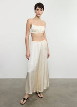 Enza Costa TS Textured Satin Palazzo Pant