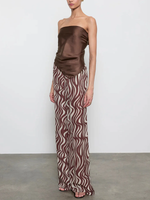 Enza Costa Wave Print Resort Pant