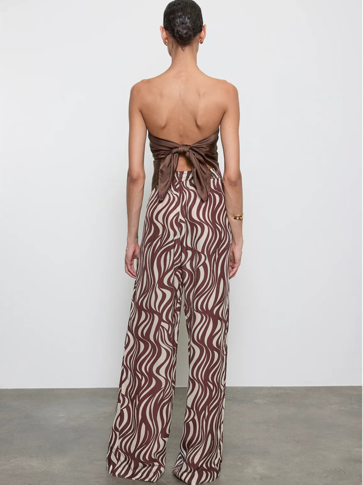 Enza Costa Wave Print Resort Pant