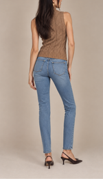 Archer Cashmere Lennon Sleeveless Mock Neck Top