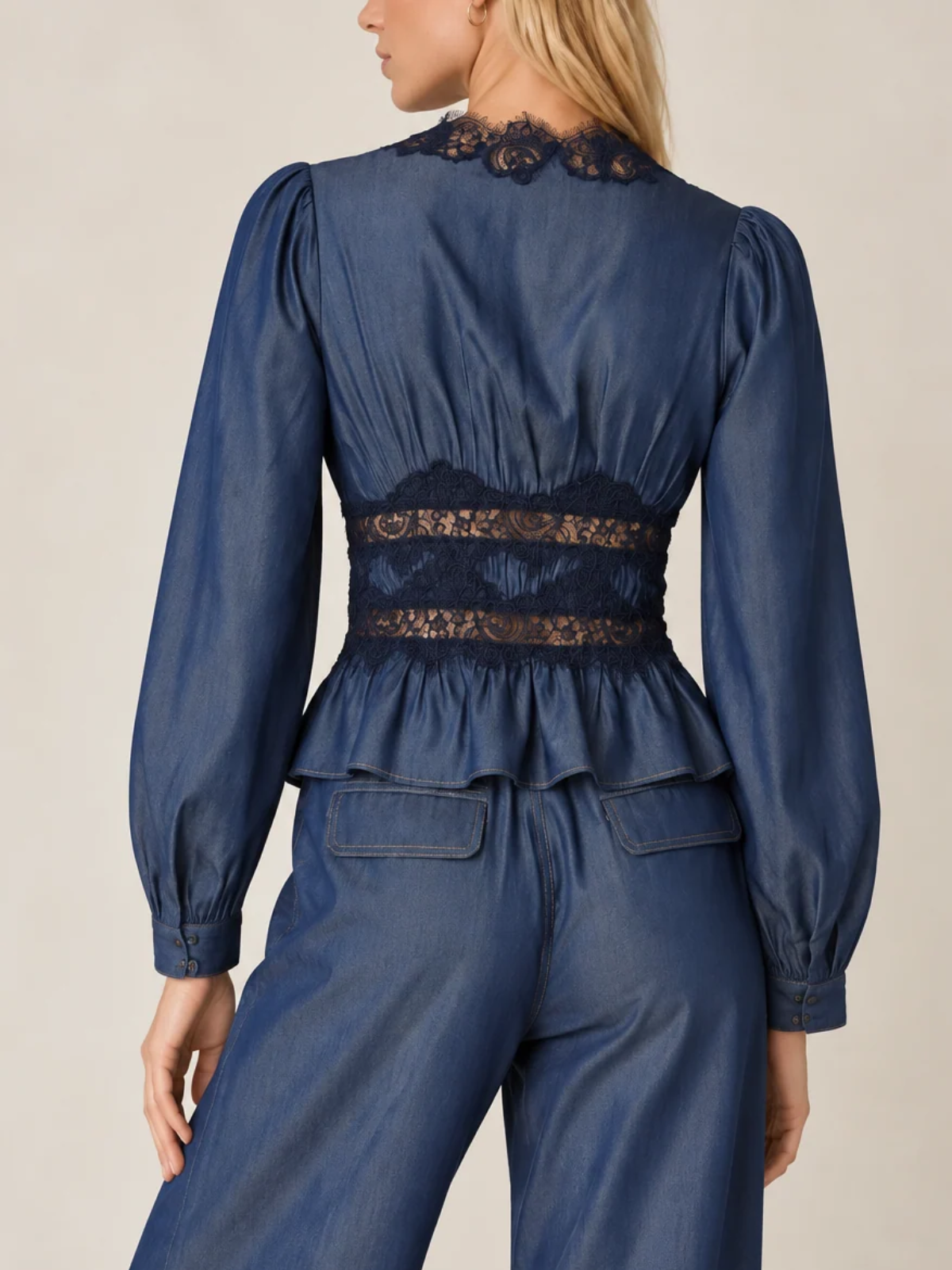 Cami Biddy Chambray Blouse F26-T20