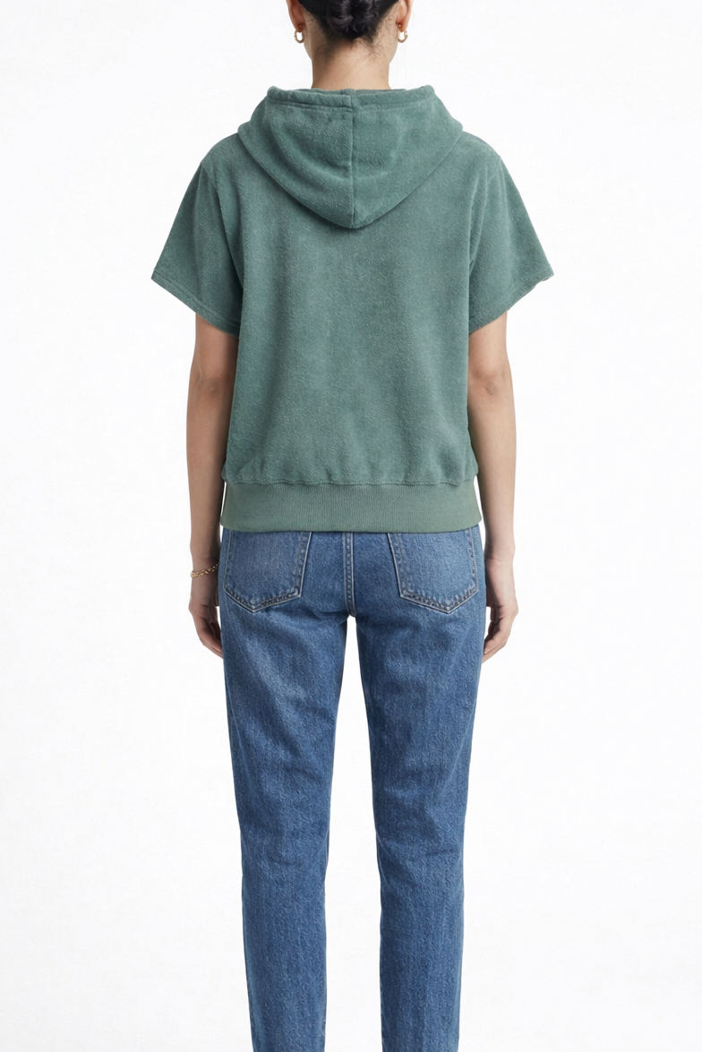 Majestic Cotton Terry S/S Hoodie