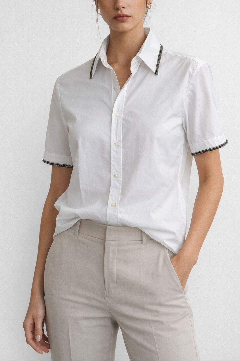 Rocco Ragni Shirt With Chain Detail