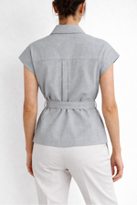 Rocco Ragni Woven Shirt With Belt