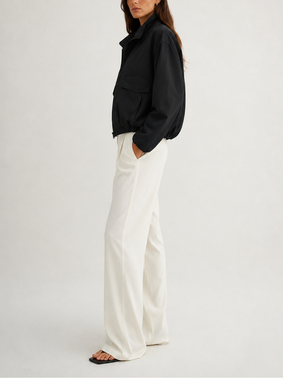 Lamarque Elinda Funnel Neck Jacket