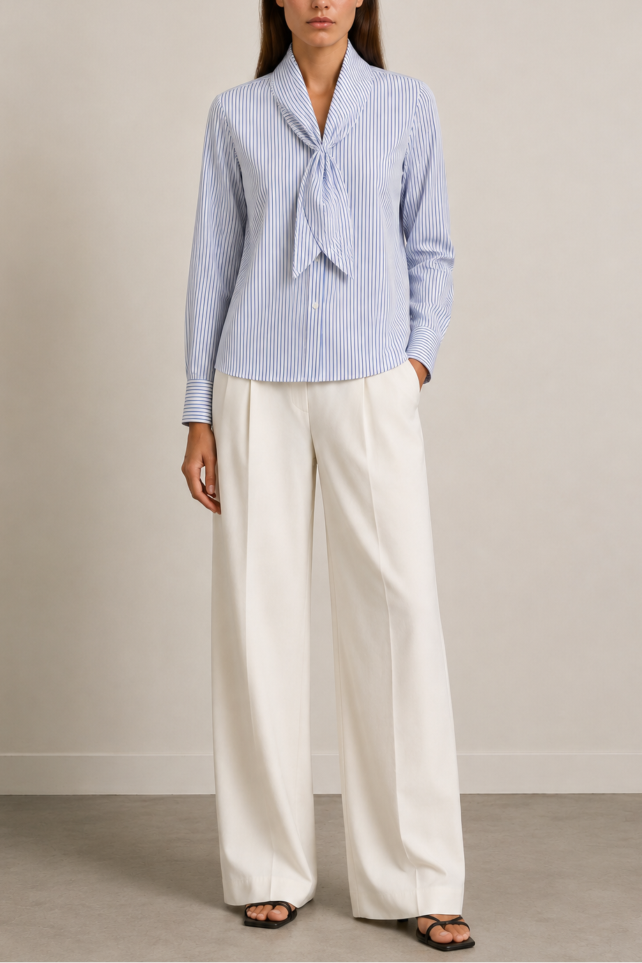 Loop Winning Tie Blouse