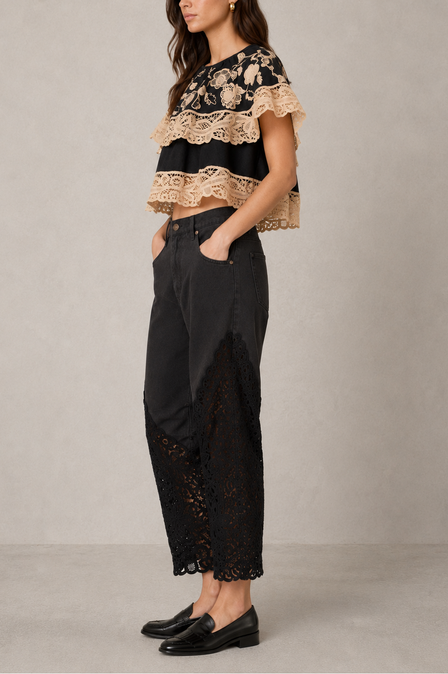 Sea Shiloh Emb Jeans