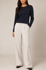 Majestic Filatures French Terry Crop L\S Crewneck