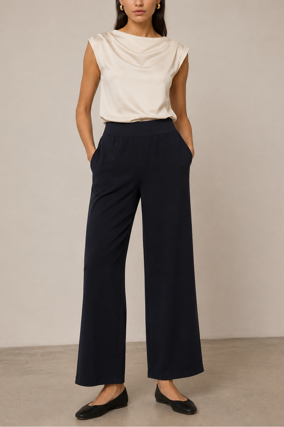 Majestic Filatures French Terry Wide Leg Pant