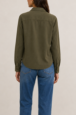 Lagence Isla Denim Long Sleeve Shirt