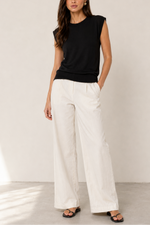 Phoebe Jon Rue Pullover Knitted Sleeveless Top
