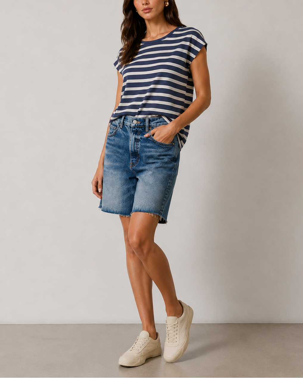 Nili Lotan Russel Denim Short