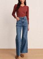 Veronica Beard Taylor Jeans With Curved Seams