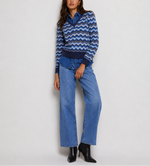 Autumn Cashmere Cropped Pointelle V-Neck Sweater