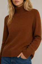 Allude Cashmere Mockneck Sweater