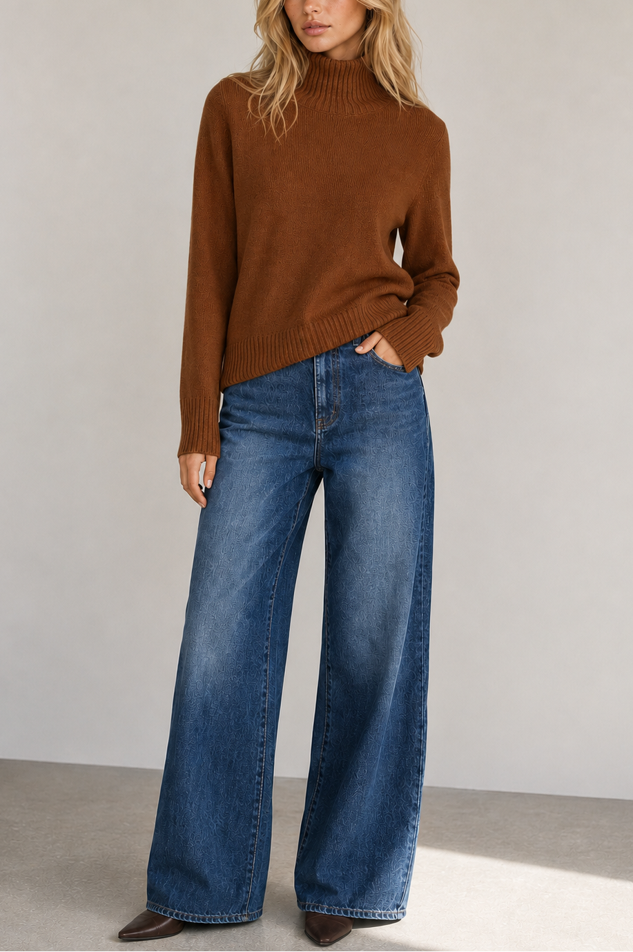 Allude Cashmere Mockneck Sweater