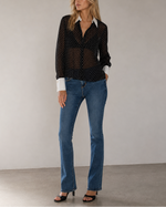 Lagence Sona Poplin Collar Blouse